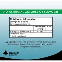  New Leaf NAC (N-Acetyl L-Cysteine)